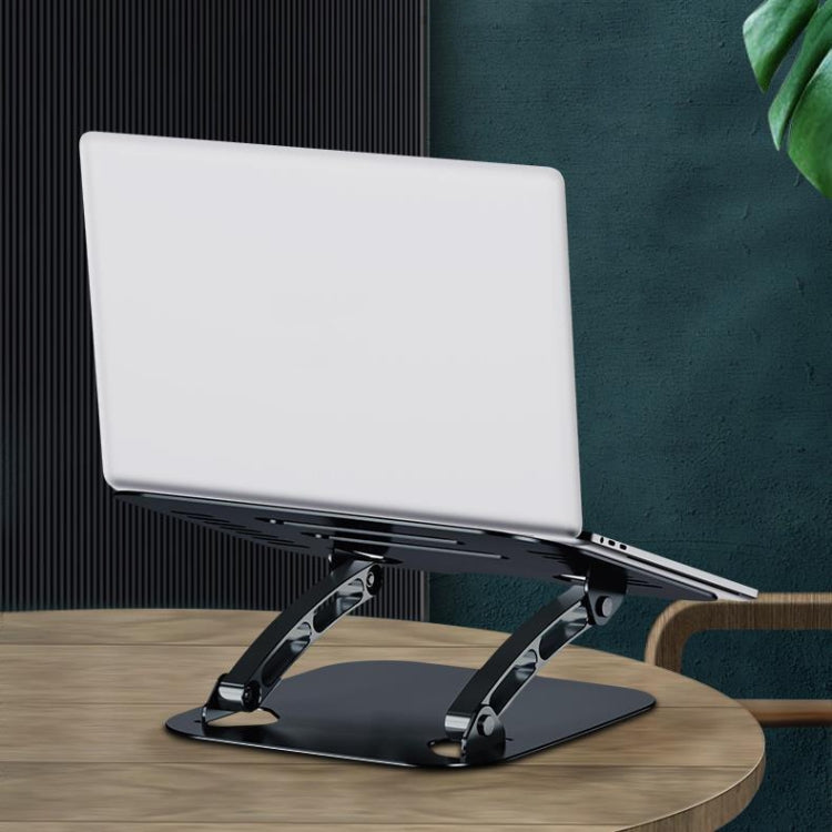 N8 Laptop Holder Aluminum Alloy Laptop Holder(Black) - Laptop Stand by PMC Jewellery | Online Shopping South Africa | PMC Jewellery | Buy Now Pay Later Mobicred