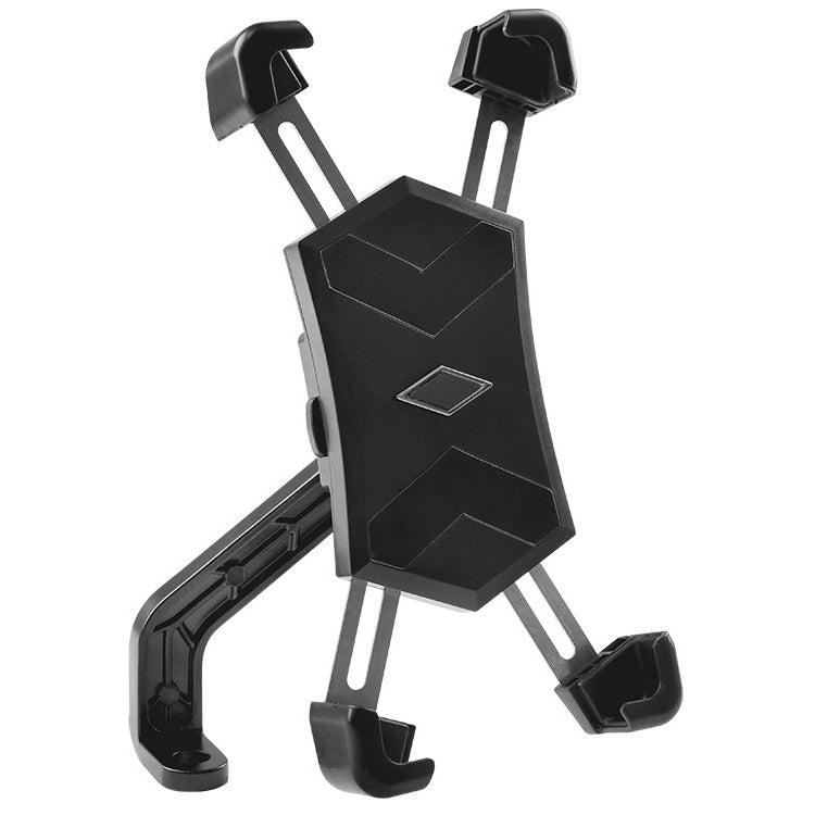 WHEEL UP Bicycle Automatic Bracket Motorcycle Mobile Phone Bicycle Navigation Rack(Upgrade-Rearview Mirror) - Holder by WHEEL UP | Online Shopping South Africa | PMC TechLife | Buy Now Pay Later Mobicred