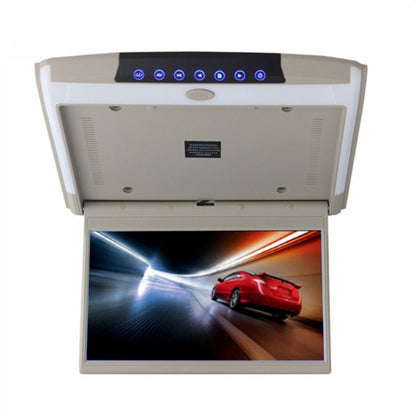 15.6 Inch Car HD Ceiling TV Mp5 Display Car Ceiling Monitor(Beige) - Car Monitor by PMC Jewellery | Online Shopping South Africa | PMC Jewellery | Buy Now Pay Later Mobicred