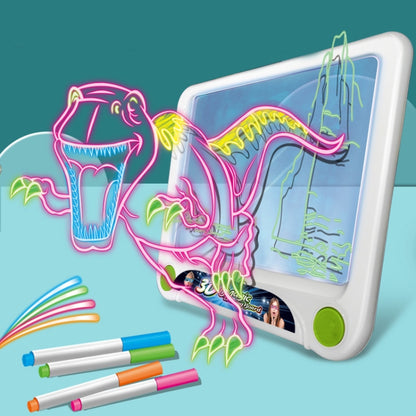 3D Fluorescent Drawing Board Magic Luminous Three-Dimensional Writing Board Graffiti Board Lighting Puzzle Children Drawing Board,Style: Drawing Screen (Dinosaur Version) -  by PMC Jewellery | Online Shopping South Africa | PMC Jewellery | Buy Now Pay Later Mobicred