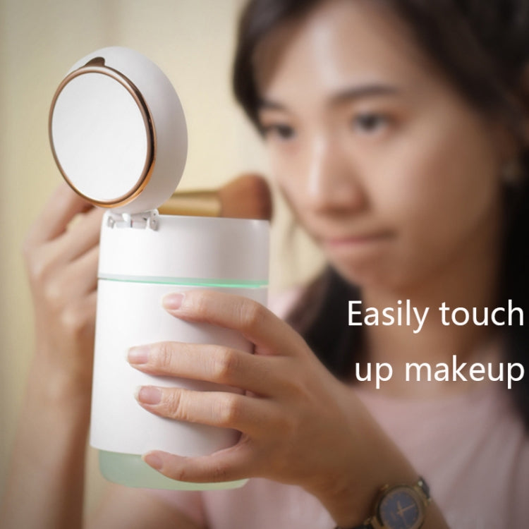 K005 Portable Hydrating LED Fill Light Makeup Mirror USB Mini Humidifier(Pink) - free shipping - PMC TechLife - Order now!