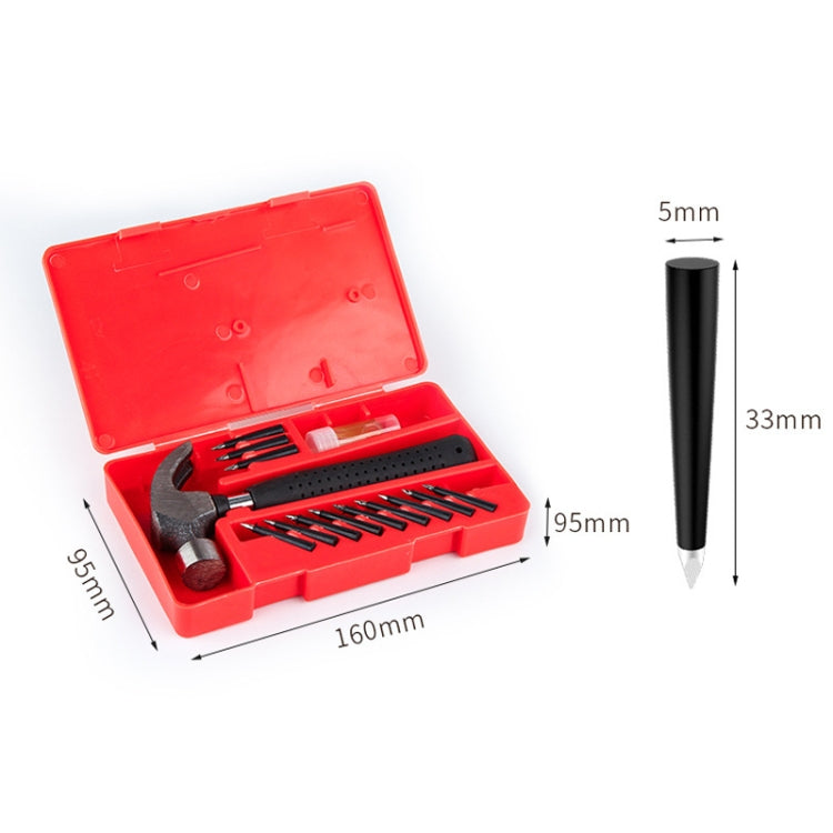 Q412 Car Tyre Repair Nail Emergency Tire Repair Kit - Hand Tool Sets by PMC Jewellery | Online Shopping South Africa | PMC Jewellery | Buy Now Pay Later Mobicred