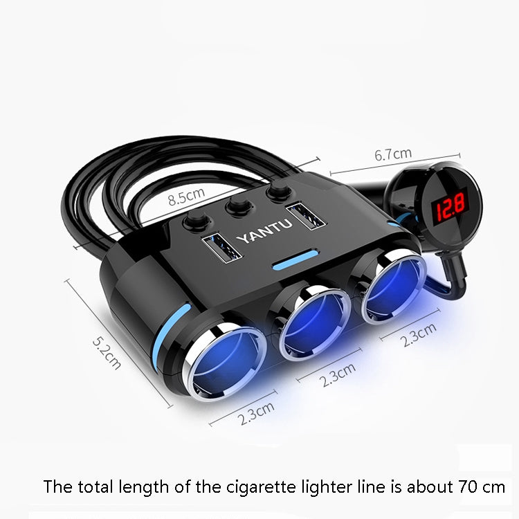 YANTU B39 Cigarette Lighters Cars Multifunctional Usb Fast Charging Car Charger Wired Non-voltage - Cigar Socket by PMC Jewellery | Online Shopping South Africa | PMC Jewellery | Buy Now Pay Later Mobicred