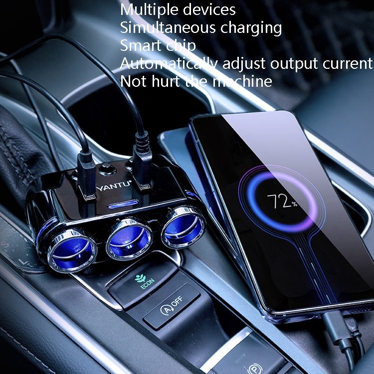 YANTU B39 Cigarette Lighters Cars Multifunctional Usb Fast Charging Car Charger Wired Non-voltage - Cigar Socket by PMC Jewellery | Online Shopping South Africa | PMC Jewellery | Buy Now Pay Later Mobicred