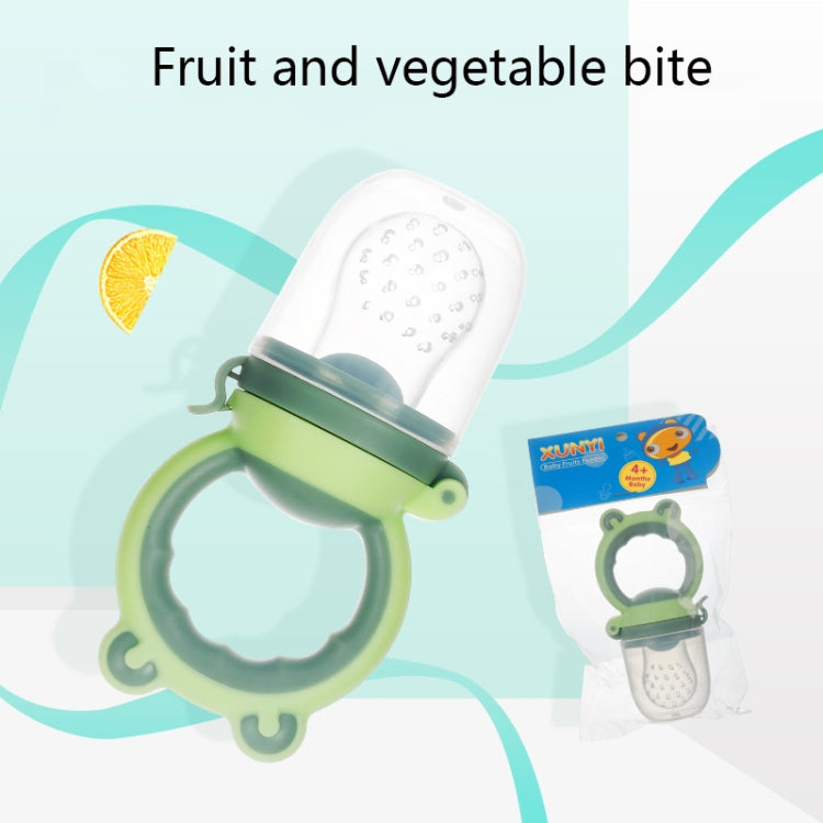 Baby Fruit And Vegetable Food Supplement Food Fruit Bite Bag(S Blue) - Cups & Silicone Nipple by PMC Jewellery | Online Shopping South Africa | PMC Jewellery