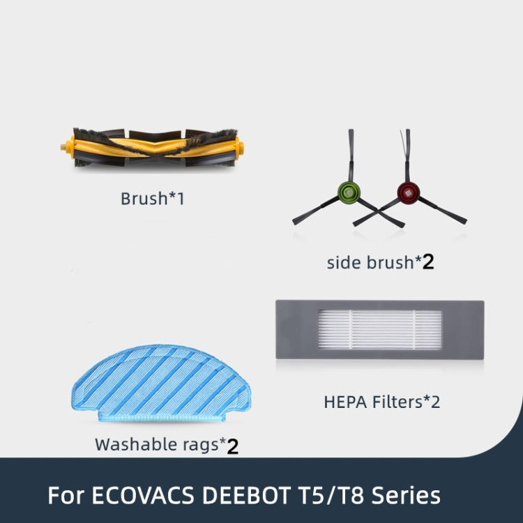 Vacuum Cleaner Sweeping Robot Accessories Suitable For Ecovacs Deebot T8 AIVI/T8 MAX,Accessories  Suit - Other Accessories by PMC TechLife | Online Shopping South Africa | PMC TechLife