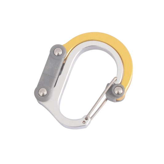 Multifunctional Carabiner Aluminum Alloy D-Type Outdoor Products Quick-Hanging Buckle(Golden) - Hooks by PMC Jewellery | Online Shopping South Africa | PMC Jewellery | Buy Now Pay Later Mobicred