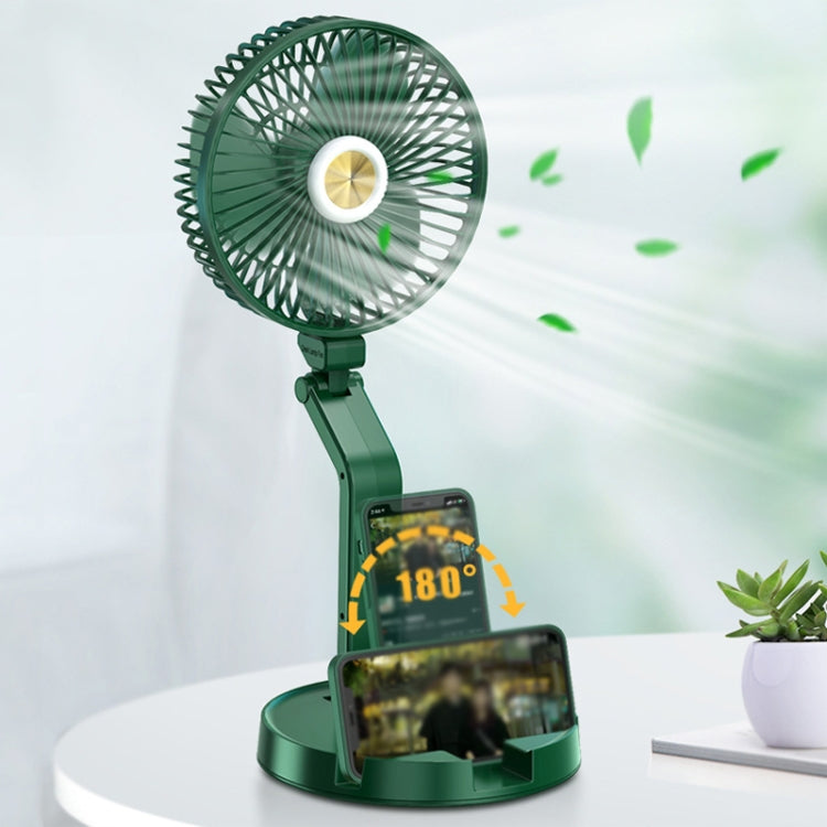 FF-996 Desktop Folding Table Lamp Fan Student Dormitory Desktop USB Mute Fan(Upgraded Version-Black) - Electric Fans by PMC Jewellery | Online Shopping South Africa | PMC Jewellery | Buy Now Pay Later Mobicred