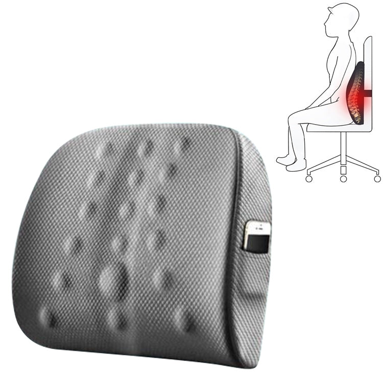 Lumbar Cushion Office Maternity Seat Cushion Car Lumbar Memory Foam Lumbar Pillow,Style: 3D (Gray) - Cushions & Pillows by PMC Jewellery | Online Shopping South Africa | PMC Jewellery | Buy Now Pay Later Mobicred