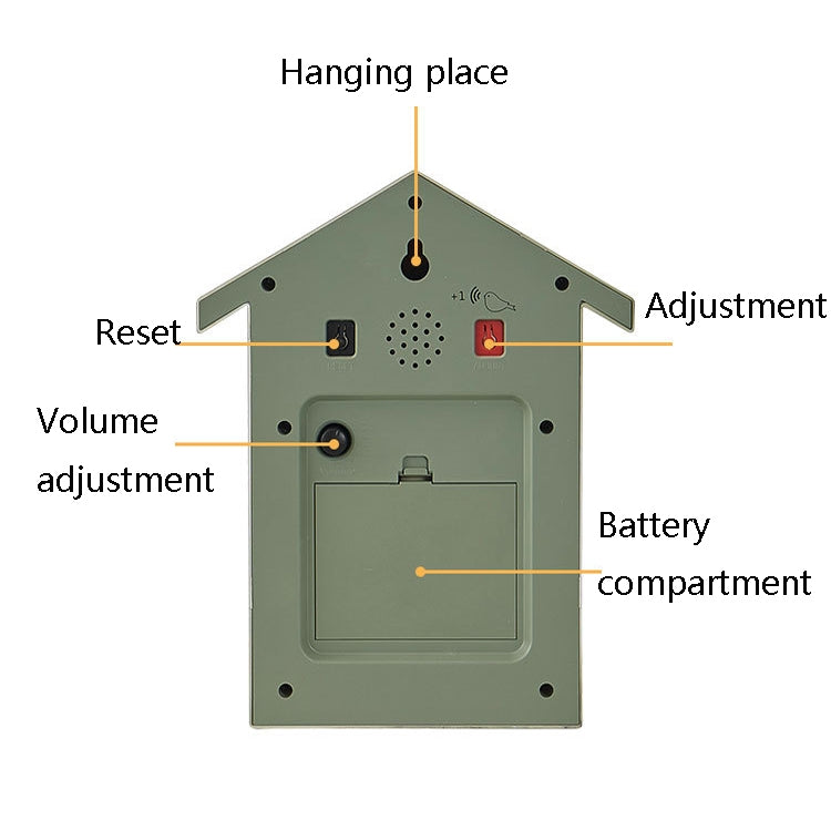 T60 Cuckoo Clock The Bird Reports On The Hour Clock, Colour: Blue - Novelty Clock by PMc TechLife | Online Shopping South Africa | PMc TechLife | Buy Now Pay Later Mobicred