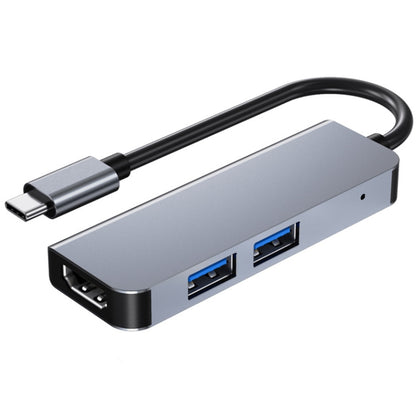 3 In 1 USB-C / Type-C To 4K HDMI + 2 USB 3.0 Ports Multifunctional HUB Docking Station - USB HUB by PMC Jewellery | Online Shopping South Africa | PMC Jewellery | Buy Now Pay Later Mobicred