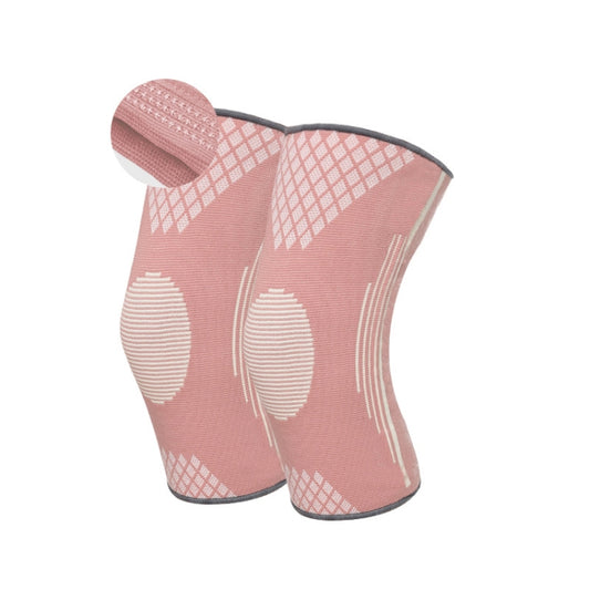 Sports Knee Pads Training Running Knee Thin Protective Cover, Specification: M(Pink Silicone Non-slip) - Sports Safety by PMC Jewellery | Online Shopping South Africa | PMC Jewellery | Buy Now Pay Later Mobicred