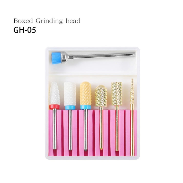 Nail Art Ceramic Tungsten Steel Alloy Grinding Heads Set Grinder Polishing Tool, Color Classification: GH-05 - Grinding Tools & Accessories by PMC Jewellery | Online Shopping South Africa | PMC Jewellery | Buy Now Pay Later Mobicred