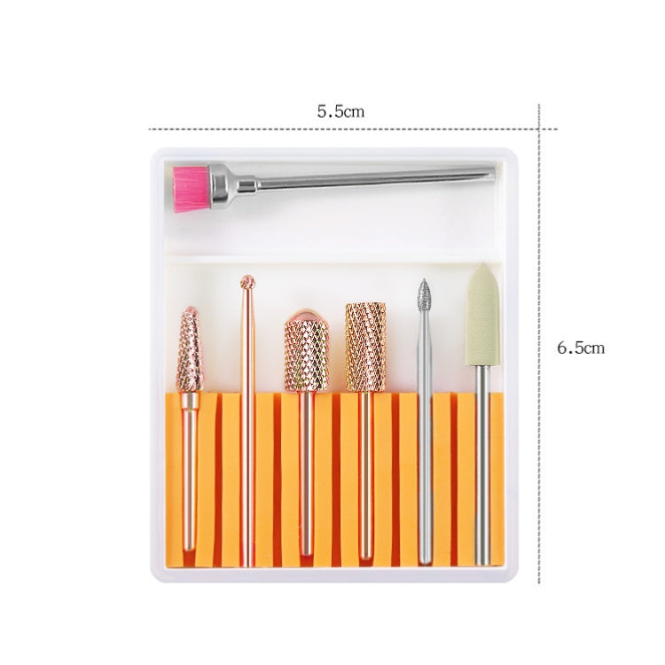 Nail Art Ceramic Tungsten Steel Alloy Grinding Heads Set Grinder Polishing Tool, Color Classification: GH-06 - Grinding Tools & Accessories by PMC Jewellery | Online Shopping South Africa | PMC Jewellery | Buy Now Pay Later Mobicred