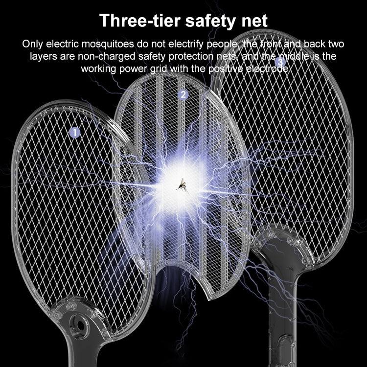 LED Mosquito Swatter USB Mosquito Killer, Colour: White (Without Base) - Fly Swatter by PMC TechLife | Online Shopping South Africa | PMC TechLife | Buy Now Pay Later Mobicred