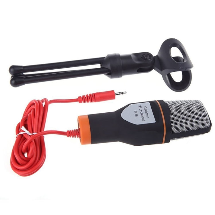 SF-666 Computer Voice Microphone With Adapter Cable Anchor Mobile Phone Video Wired Microphone With Bracketcket, Colour: Black - Microphone by PMC Jewellery | Online Shopping South Africa | PMC Jewellery | Buy Now Pay Later Mobicred