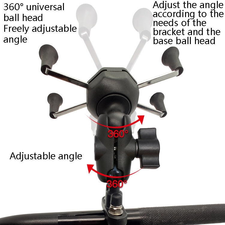 N-STAR N002 Motorcycle Bicycle Mobile Phone Bracket Riding Equipment(Large L Head) - Holders by N-STAR | Online Shopping South Africa | PMC Jewellery | Buy Now Pay Later Mobicred