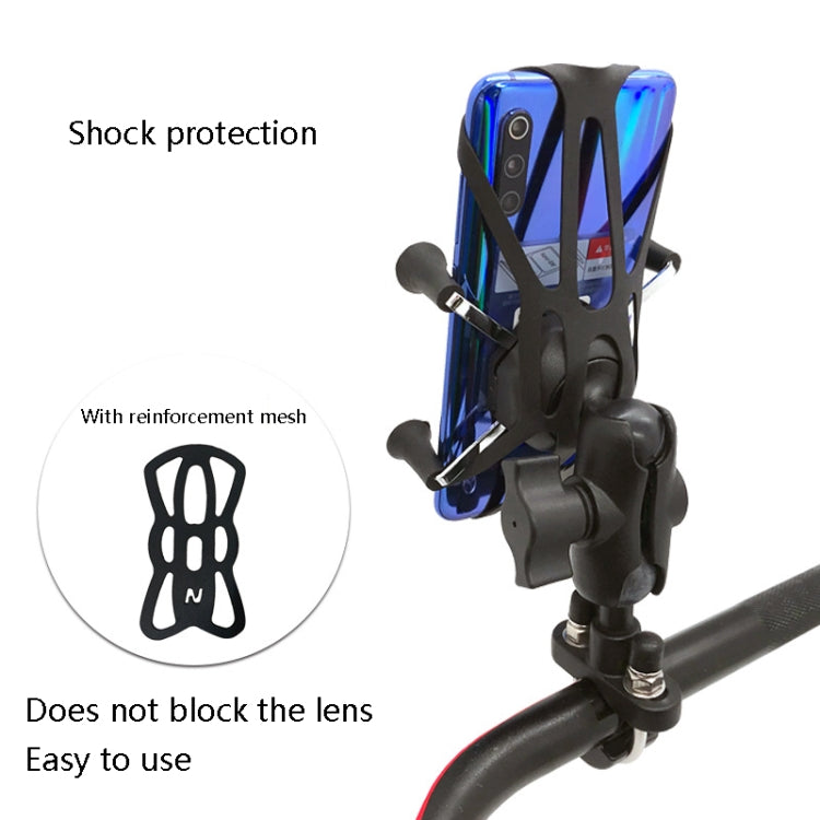 N-STAR N002 Motorcycle Bicycle Mobile Phone Bracket Riding Equipment(Large Long Ball Head) - Holders by N-STAR | Online Shopping South Africa | PMC Jewellery | Buy Now Pay Later Mobicred