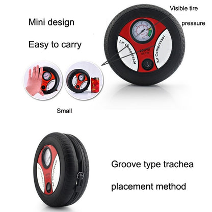 DC12V 12A Car Portable Air Pump Electric Car Tire Pump, Specification： 25-cylinder Tire Inflatable Pump - Inflatable Pump by PMC Jewellery | Online Shopping South Africa | PMC Jewellery