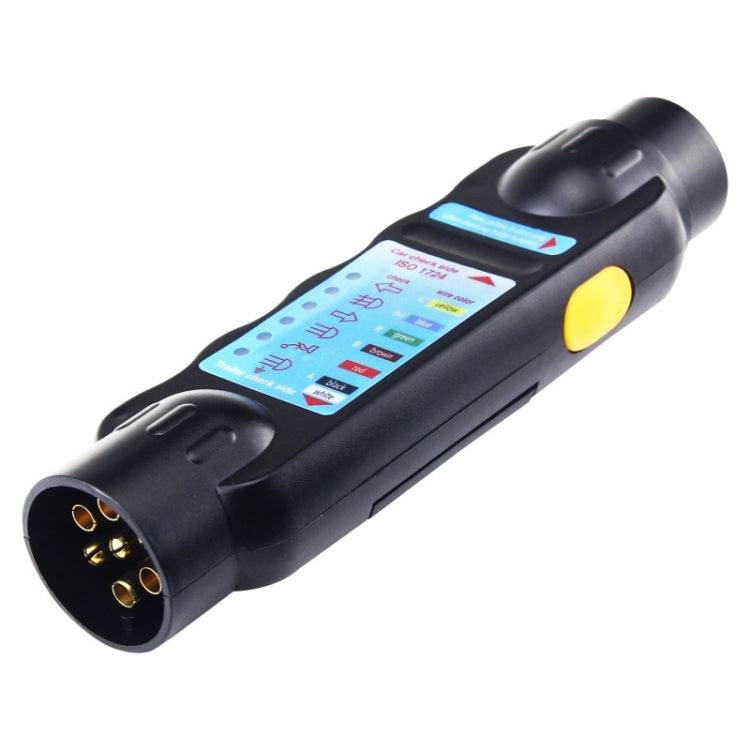 TS170E-Z 12V Car Resistance Trailer Plug Socket Trailer Tester Connector Recorder With 2 Conversion Heads EU Plug - Electronic Test by PMC TechLife | Online Shopping South Africa | PMC TechLife | Buy Now Pay Later Mobicred