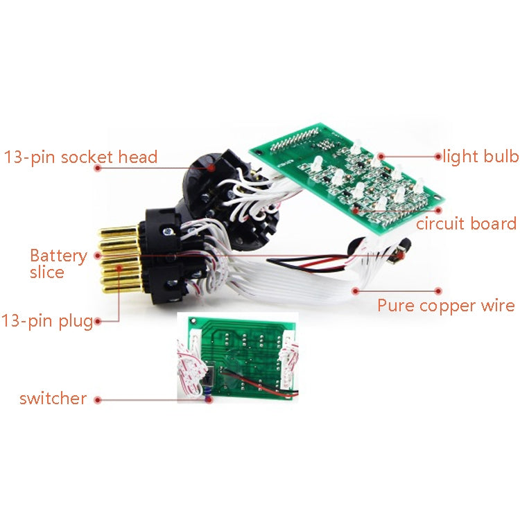 VS1130E-T 12V 13 Core Resistance Tester Trailer Plug Socket Connector Detector EU Plug - Electronic Test by PMC Jewellery | Online Shopping South Africa | PMC Jewellery | Buy Now Pay Later Mobicred