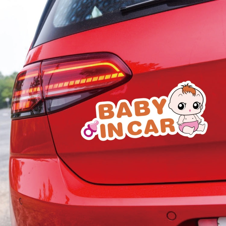 10 PCS There Is A Baby In The Car Stickers Warning Stickers Style: CT223 Baby M Blue Child Adhesive Stickers - Warning Sticker by PMC Jewellery | Online Shopping South Africa | PMC Jewellery | Buy Now Pay Later Mobicred