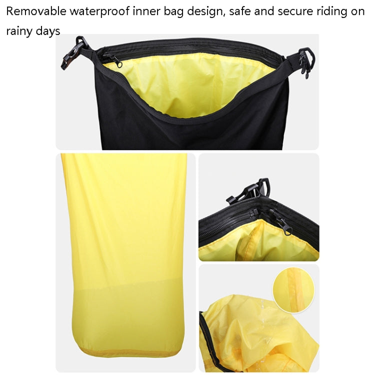 Rhinowalk Multi-Function Motorcycle Rear Seat Bag Combination Rear Shelf Pannier, Colour: Yellow 20L - Bags & Luggages by Rhinowalk | Online Shopping South Africa | PMC Jewellery | Buy Now Pay Later Mobicred