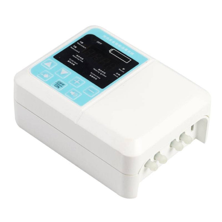 G89456 Solar Intelligent Voice Timing Automatic Flower Watering Device Lazy Plant Dripper, Specification: Double Pump 15 Sets 10M Tube(White) - Watering & Irrigation by PMc TechLife | Online Shopping South Africa | PMc TechLife | Buy Now Pay Later Mobicred