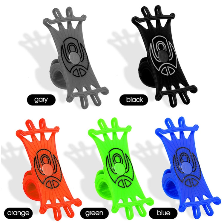 Multifunctional Silicone Bicycle Mobile Phone Holder Motorcycle Riding Navigation Fixed Bracket(Black) - Holders by PMC TechLife | Online Shopping South Africa | PMC TechLife | Buy Now Pay Later Mobicred