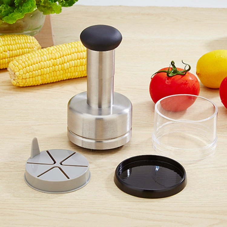 Stainless Steel Vegetable Cutter Kitchen Gadgets Onion Press Garlic Press - Cutter & Peeler by PMC TechLife | Online Shopping South Africa | PMC TechLife | Buy Now Pay Later Mobicred
