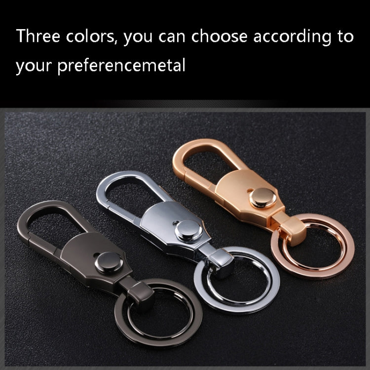 JOBON ZB-098 Car Keychain Men Waist Holding Key Pendant Ring(Black Nickel) - Key Rings by JOBON | Online Shopping South Africa | PMC Jewellery | Buy Now Pay Later Mobicred