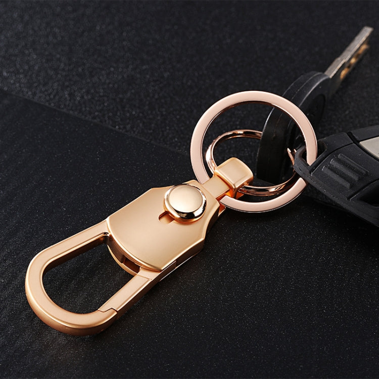 JOBON ZB-098 Car Keychain Men Waist Holding Key Pendant Ring(Brown Chrome) - Key Rings by JOBON | Online Shopping South Africa | PMC Jewellery | Buy Now Pay Later Mobicred