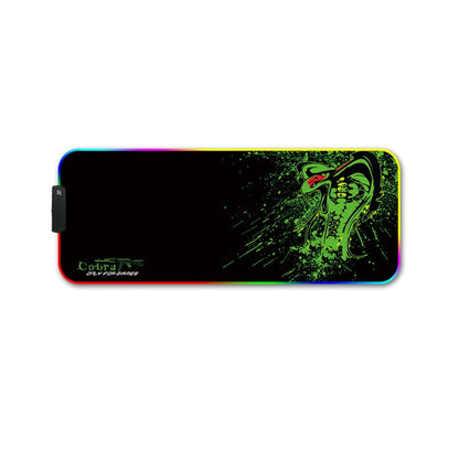 250x350x4mm F-01 Rubber Thermal Transfer RGB Luminous Non-Slip Mouse Pad(Brontosaurus) - Mouse Pads by PMC Jewellery | Online Shopping South Africa | PMC Jewellery | Buy Now Pay Later Mobicred