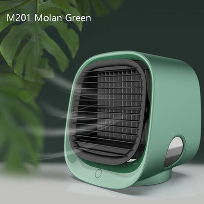 Desktop Cooling Fan USB Portable Office Cold Air Conditioning Fan, Colour: M201 Molan Green - Electric Fans by PMC Jewellery | Online Shopping South Africa | PMC Jewellery | Buy Now Pay Later Mobicred