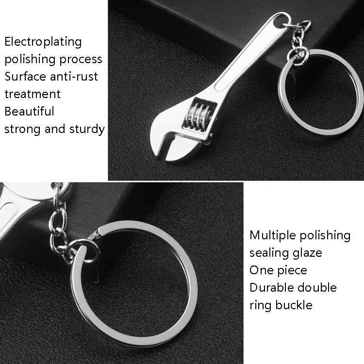 10 PCS Tool Metal Keychain Car Key Ring Pendant, Colour: H-401 Saw - free shipping - PMC Jewellery - Order now!
