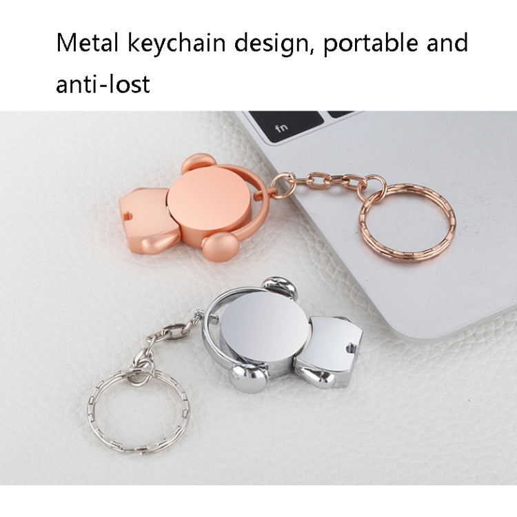 Y01 Metal Musician Car Cartoon Style U Disk, Capacity: 128GB(Rose Gold) - USB Flash Drives by PMC Jewellery | Online Shopping South Africa | PMC Jewellery | Buy Now Pay Later Mobicred