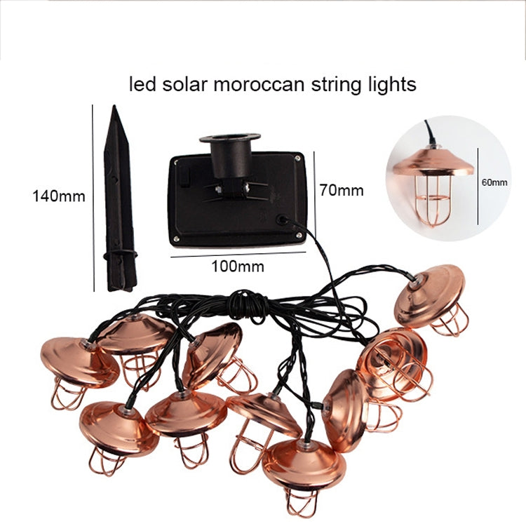 6m 20LEDs Solar Outdoor Corridor Light String IP65 Iron Festival Decoration String Lights - Holiday Lights by PMc TechLife | Online Shopping South Africa | PMc TechLife | Buy Now Pay Later Mobicred