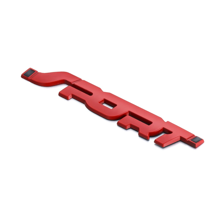 6 PCS  Metal 3D Stereo Car Sticker Modified Sport Tail Sticker Body Sticker(Red) - 3D Creative Stickers by PMC TechLife | Online Shopping South Africa | PMC TechLife | Buy Now Pay Later Mobicred