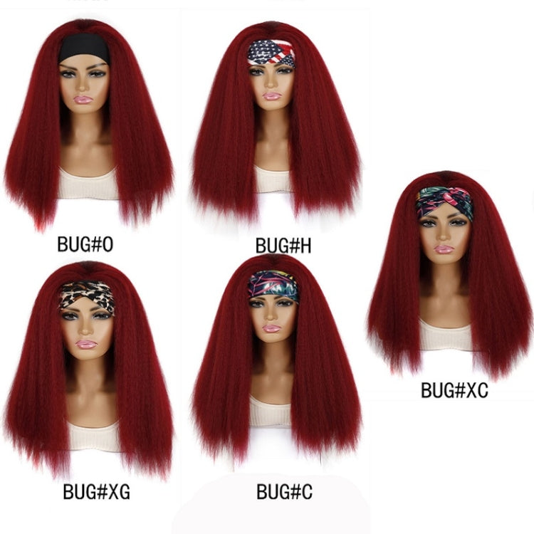 Turban Headband Corn Beard Long Hair Wig Headgear, Color Classification: BUG # XG - free shipping - PMC TechLife - Order now!