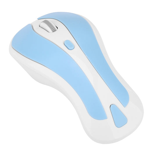 PR-01 1600 DPI 7 Keys Flying Squirrel Wireless Mouse 2.4G Gyroscope Game Mouse(White Blue) - Wireless Mice by PMC Jewellery | Online Shopping South Africa | PMC Jewellery | Buy Now Pay Later Mobicred