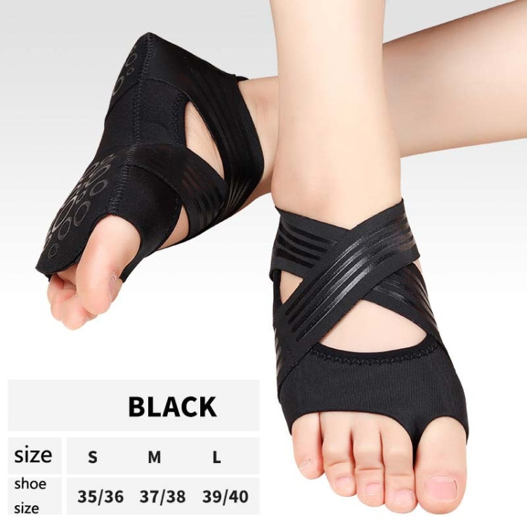 A Pair Fitness Soft-Soled Lightweight Non-Slip Yoga Shoes Five-Finger Dance Shoes, Size: 37 / 38(Black) - Yoga Socks & Shoes by PMC Jewellery | Online Shopping South Africa | PMC Jewellery