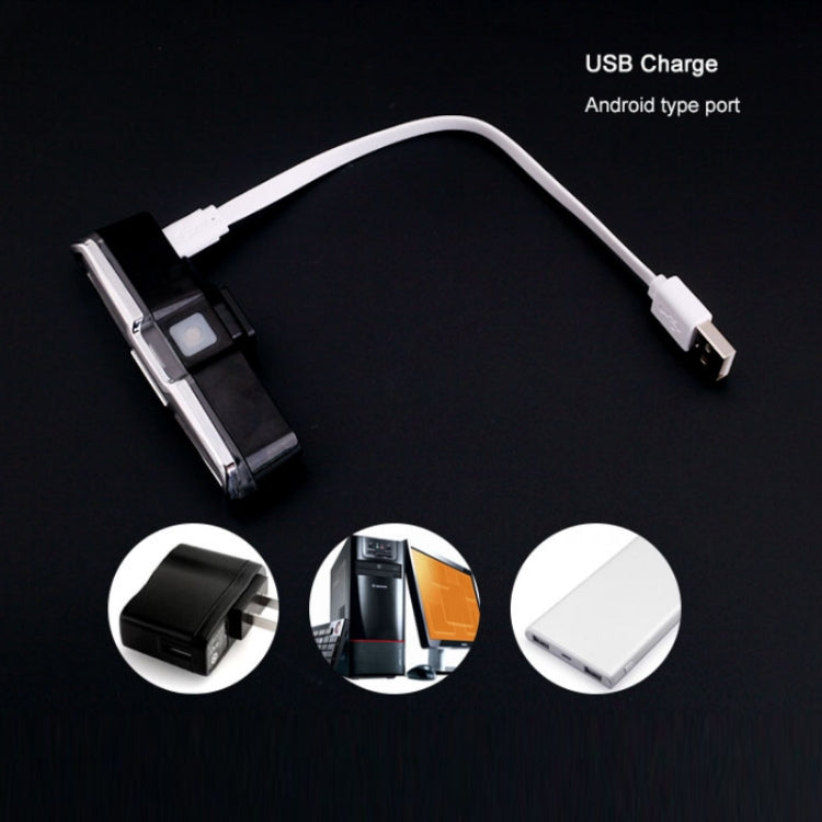 Bicycle Light USB Charging LED Warning Light Night Riding COB Tail Light, Specification: 7505B Red White Light - free shipping - PMC TechLife - Order now!