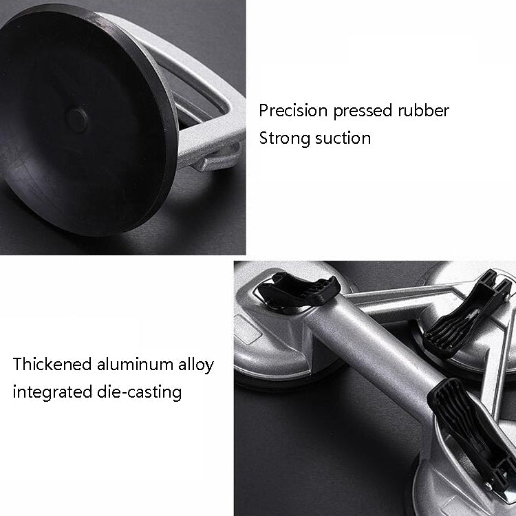 Aluminum Heavy-Duty Glass Suction Cup Hardware Tool, Model: Double Claw - Hand Tool Sets by PMC Jewellery | Online Shopping South Africa | PMC Jewellery | Buy Now Pay Later Mobicred