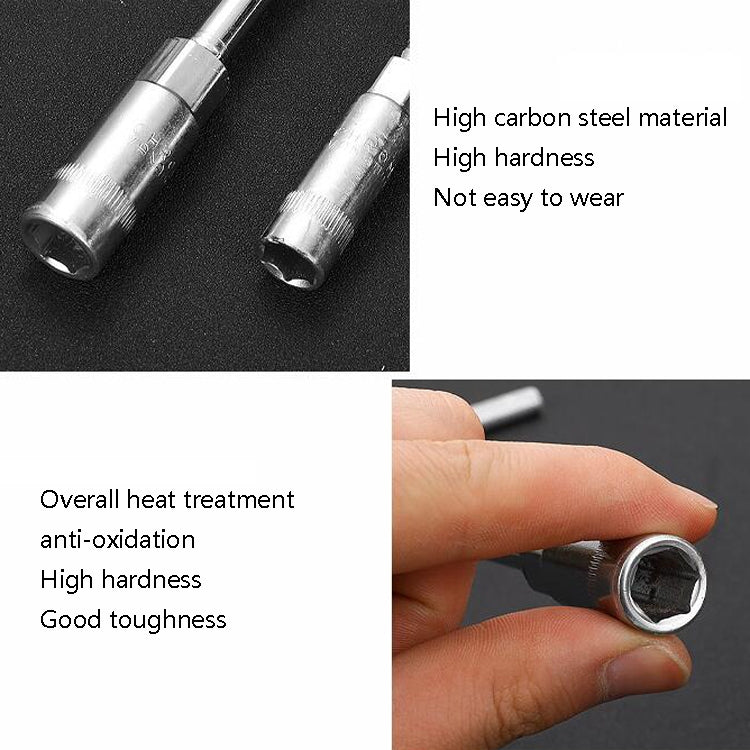 T-Wrench Car Assembly Repair Sleeve Wrench Hexagon Lengthening Socket, Specification: 8mm - Hand Tool Sets by PMC Jewellery | Online Shopping South Africa | PMC Jewellery | Buy Now Pay Later Mobicred