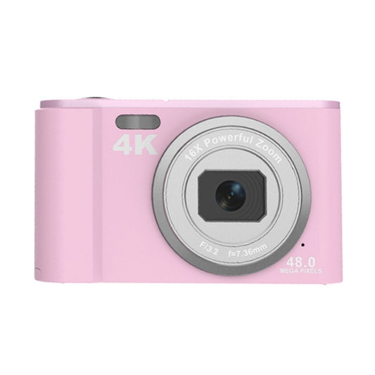 DC303A 2.8-Inch 4K 16X Zoom HD Digital Camera Mini Children Photography Camera UK Plug(Pink) - Children Cameras by PMC Jewellery | Online Shopping South Africa | PMC Jewellery | Buy Now Pay Later Mobicred