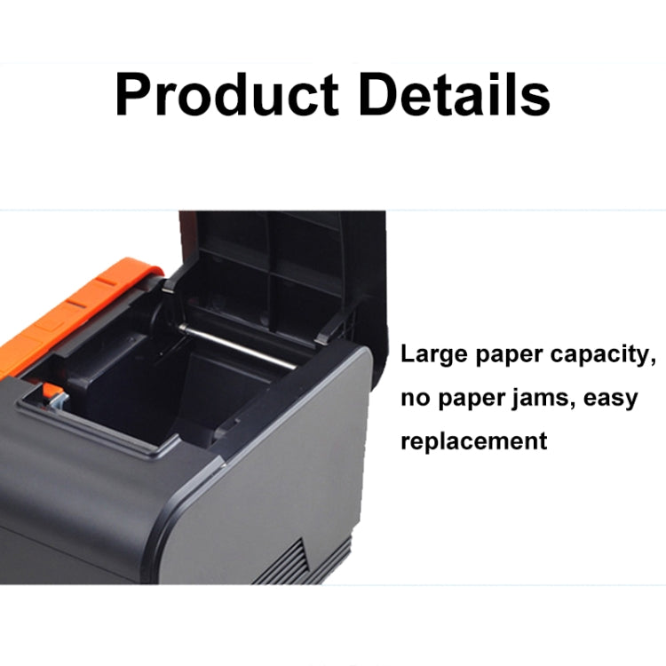 Xprinter XP-T58L 58mm Supermarket Cashier Receipt Thermal Printer, Spec: Parallel Port(US Plug) - Printer by Xprinter | Online Shopping South Africa | PMC Jewellery | Buy Now Pay Later Mobicred