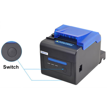 Xprinter XP-C300H 80mm Sound And Light Alarm Store Cashier Rreceipt Thermal Printer, Spec: USB+COM+LAN(UK Plug) - Printer by Xprinter | Online Shopping South Africa | PMC Jewellery | Buy Now Pay Later Mobicred