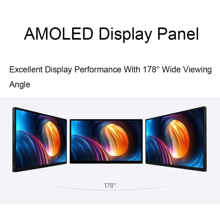 Waveshare 13.3 Inch 2K 2560×1440 HDMI/Type-C Display Interface AMOLED Touch Display(EU Plug) - free shipping - PMC Jewellery - Order now!