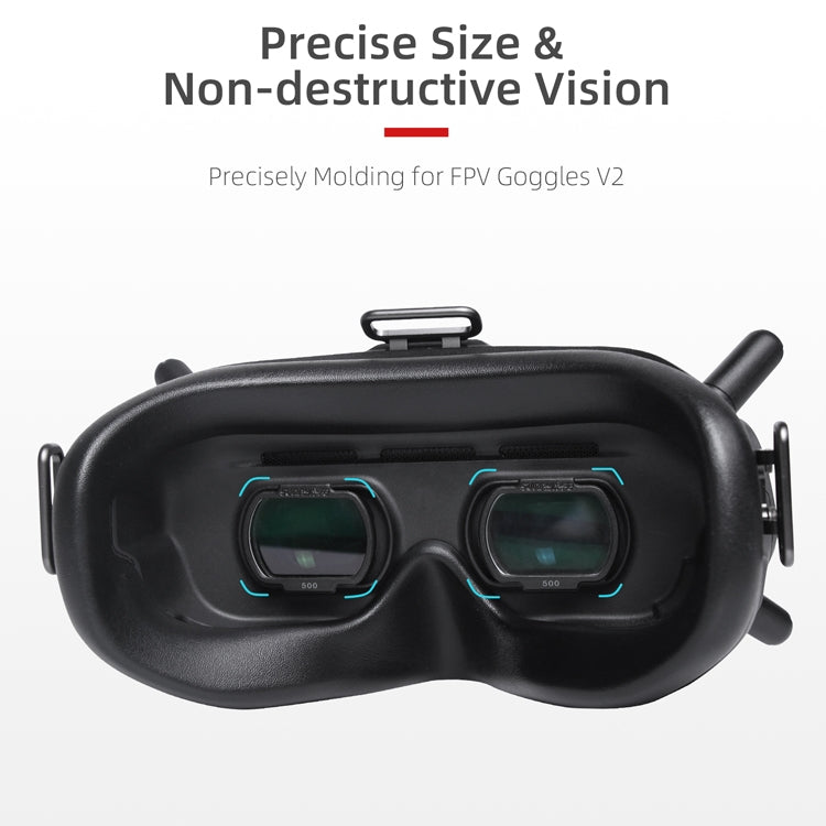 Sunnylife FV-Q9334 2 PCS Myopia Lens Nearsighted Corrective Aspherical Lens for DJI FPV Goggles V2, Colour: 800 Degree - Lens Accessories by Sunnylife | Online Shopping South Africa | PMC Jewellery | Buy Now Pay Later Mobicred