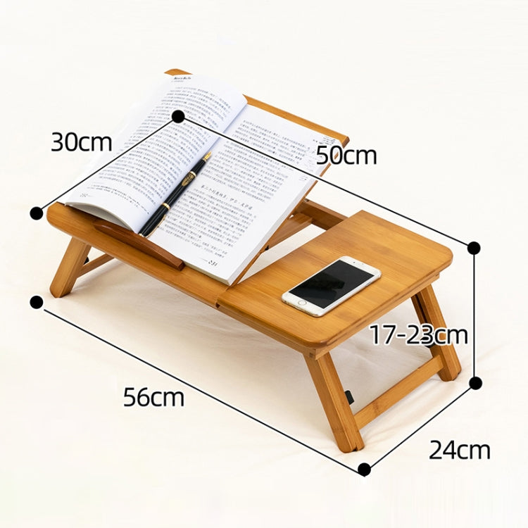 741ZDDNZ Bed Use Folding Height Adjustable Laptop Desk Dormitory Study Desk, Specification: Small 56cm - Laptop Stand by PMC Jewellery | Online Shopping South Africa | PMC Jewellery | Buy Now Pay Later Mobicred
